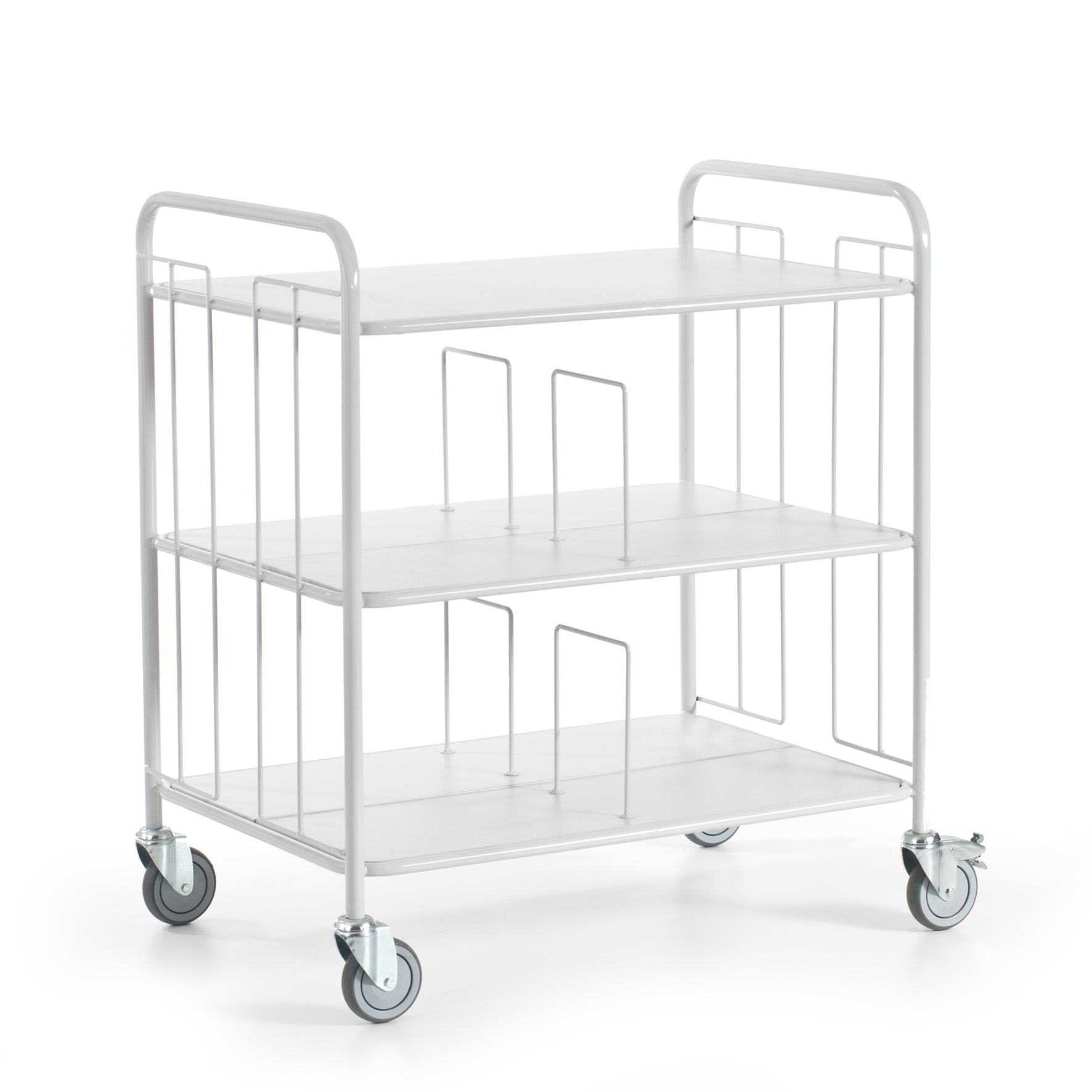 Bürowagen doppelseitig mit Trenngittern